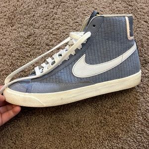 Blue Nike Blazer custom shoe